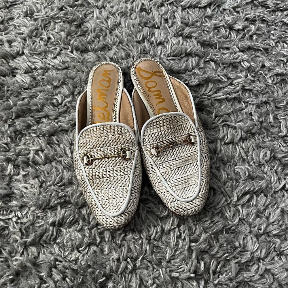 Sam edelman Linnie straw mules/clogs size 7
